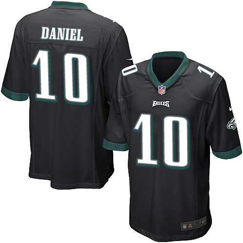 Men's Game Chase Daniel Nike Jersey Black Alternate - #10 NFL Philadelphia Eagles